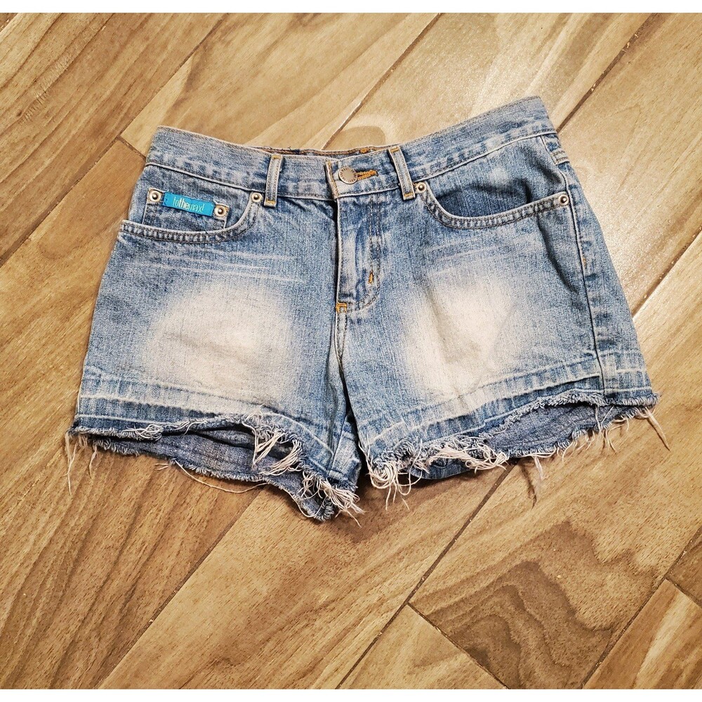 To The Max Women's Denim Shorts Distressed Size XS Light Wash
